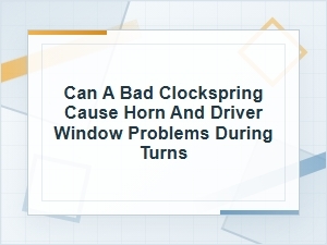 Can a Bad Clockspring Cause Horn and Window Issues?